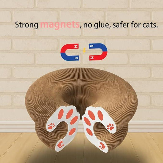 Interactive Foldable Cat Scratching Board with Ball – Interactive Cat Toy for Mental & Physical Exercise