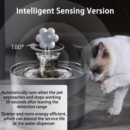 Petavista Automatic Cat Water Fountain with Filters Ultra Silent USB Electric Water Pump Cats Dog Pet Drinking Water Dispenser